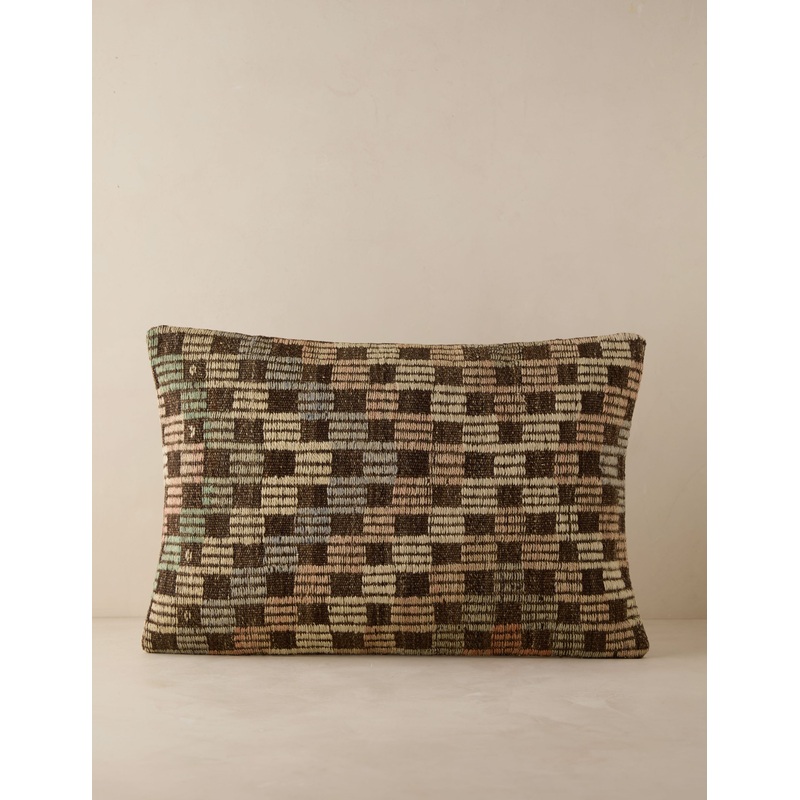 Vintage Lumbar Pillow No. 226, 16″ x 24″