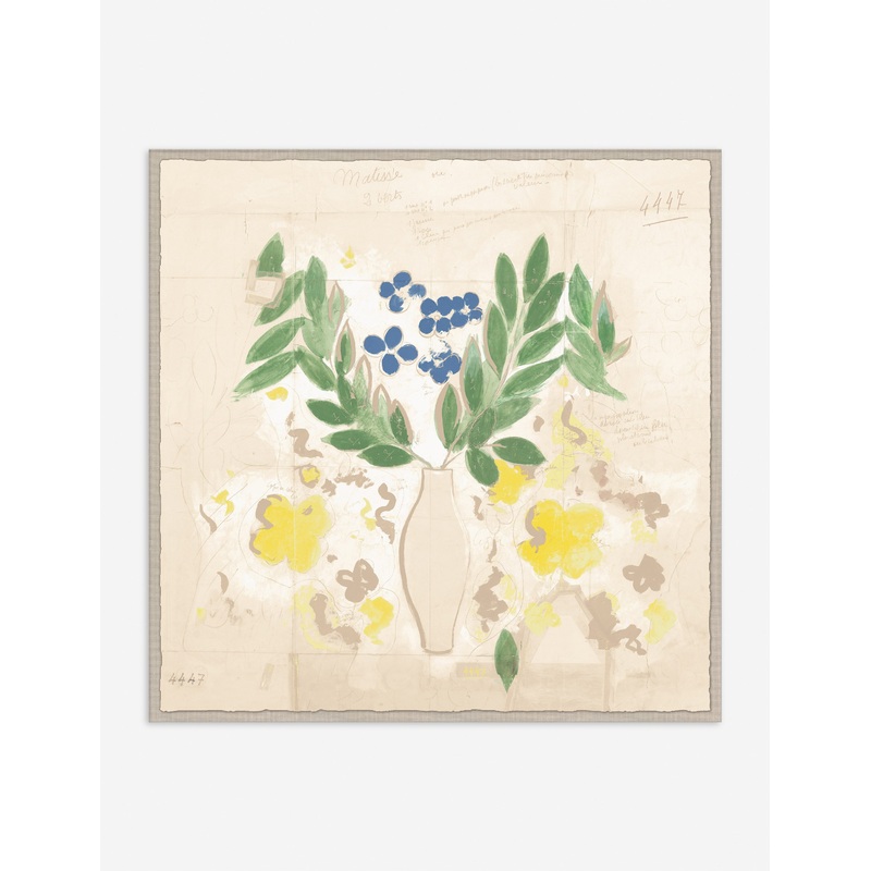 Matisse II Print by Paule Marrot Oak 30″ x 30″