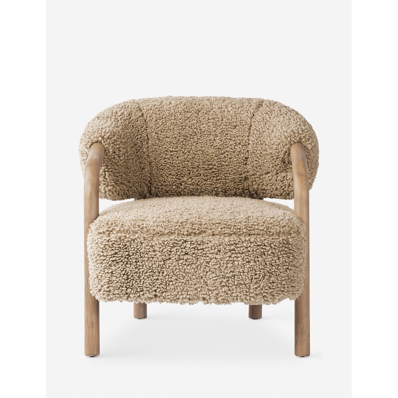 Purdie Accent Chair Toast Shearling