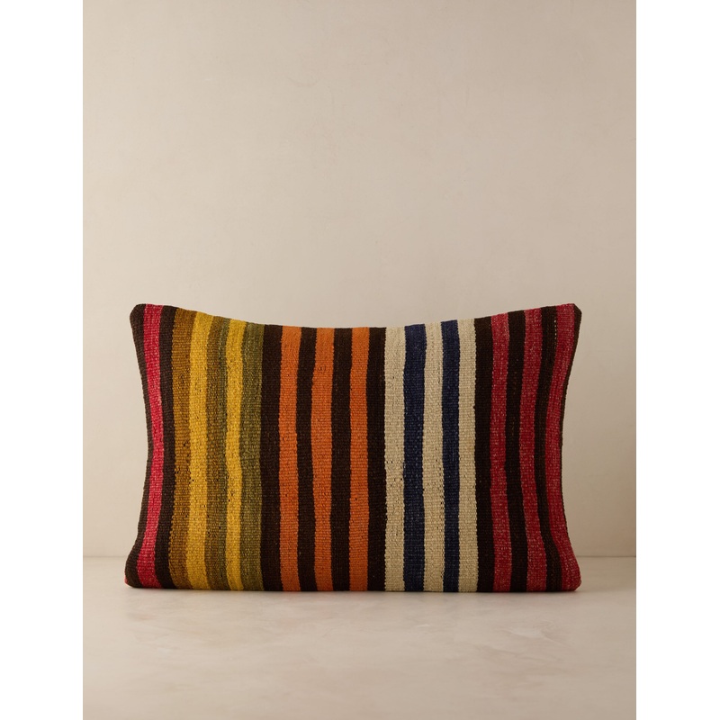 Vintage Lumbar Pillow No. 236, 16″ x 24″