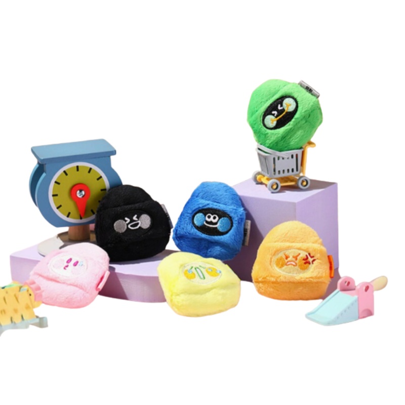 YAOZHI Emotional Baby Embroidery Loose Powder Puff 2pcs  fifi
