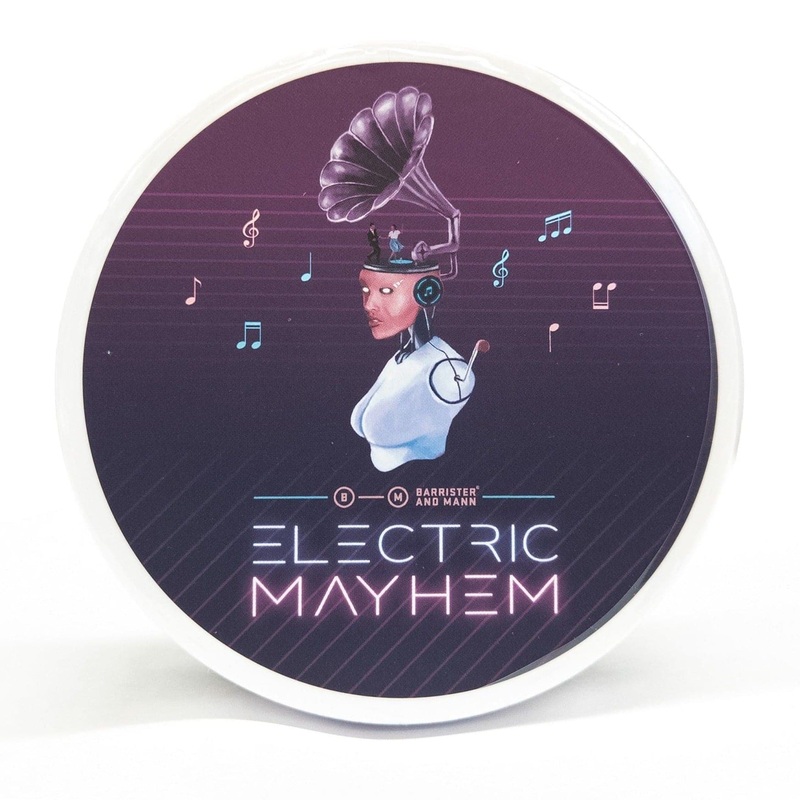 Electric Mayhem LE Shaving Soap (Omnibus) – by Barrister and Mann