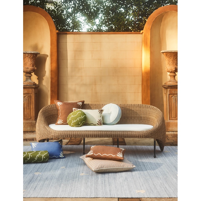 Forest Indoor / Outdoor Rug by Sarah Sherman Samuel Blue 3′ x 5′