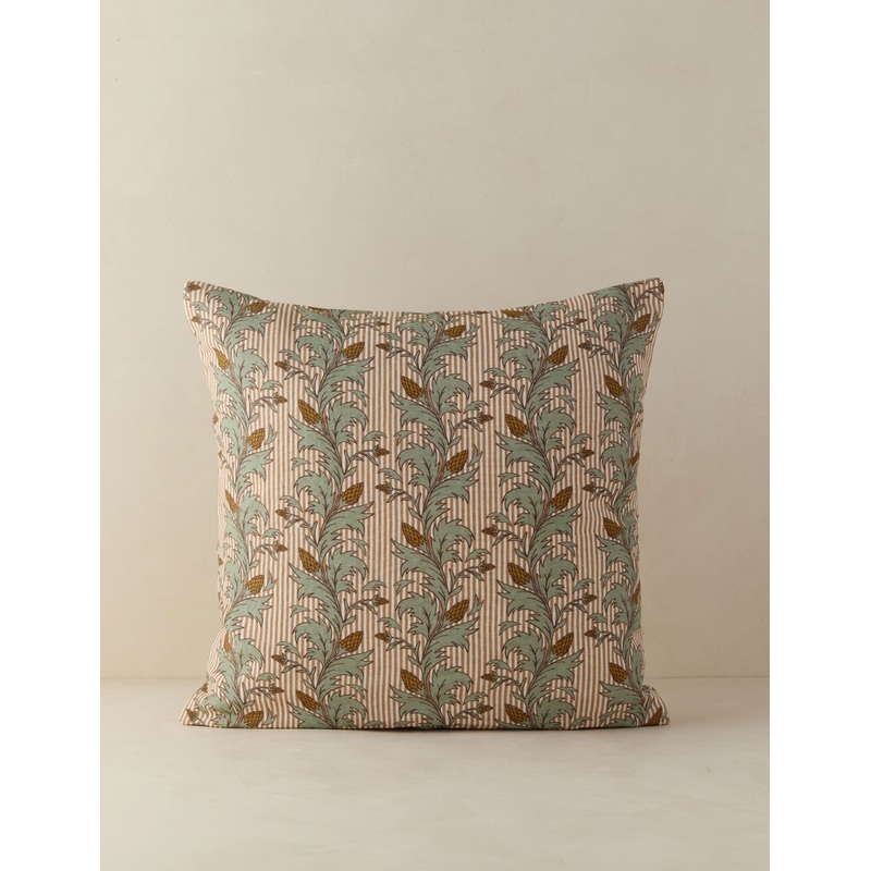 Marvilla Linen Pillow Rust Square