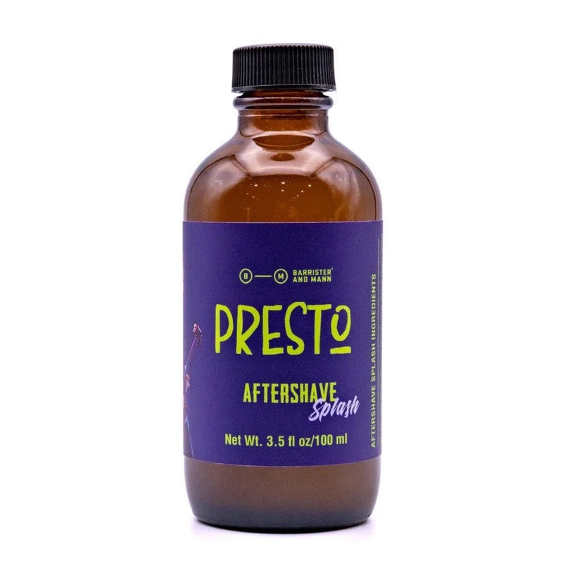 Presto Aftershave – by Barrister and Mann
