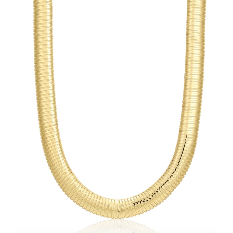 FLEX SNAKE CHAIN NECKLACE- GOLD