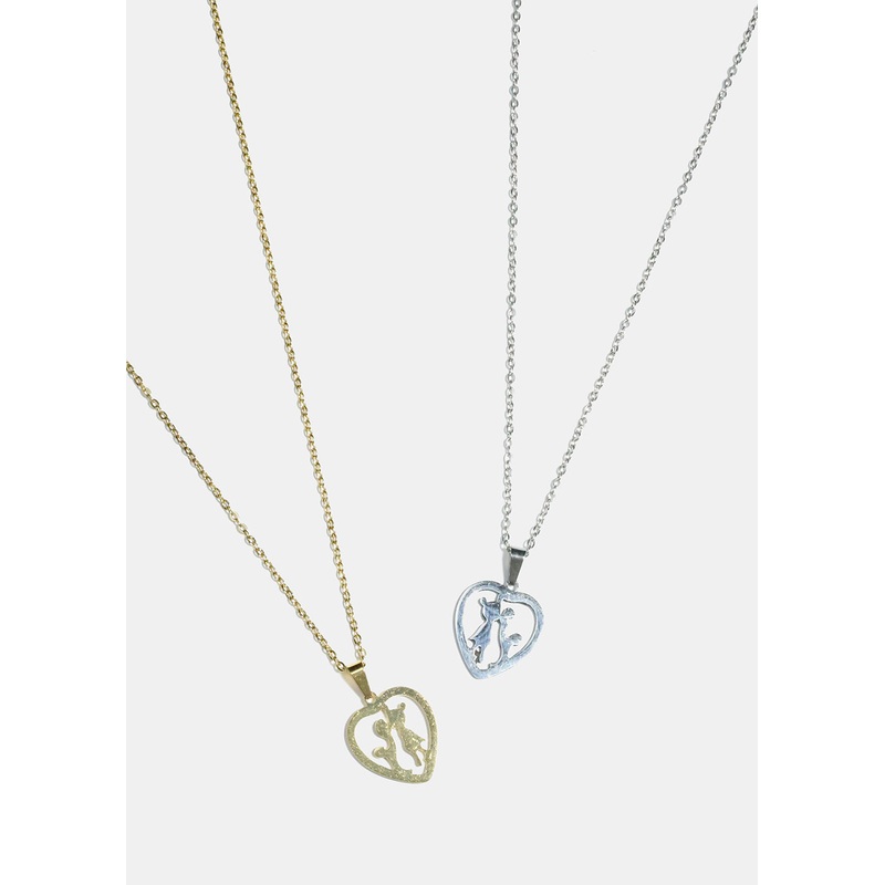 In Love Pendant Necklace Gold