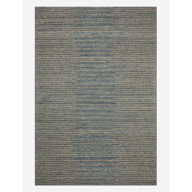 Madaus Hand-Tufted Wool Rug Slate and Natural 2’3″ x 3’9″