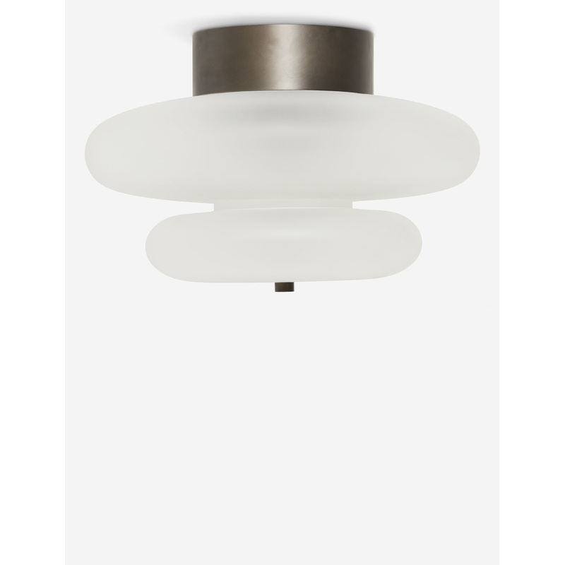 Miru Flush Mount Light by DISC Interiors Bronze 24″W