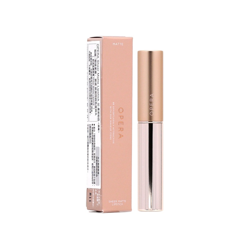 Opera Sheer Matte Lip #02 Mauve Pink 1pc