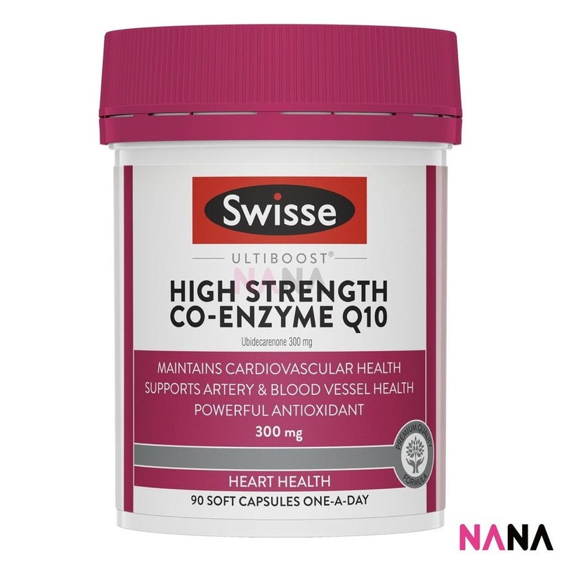 Swisse Ultiboost High Strength Co-Enzyme Q10 300mg 90 Soft Capsules(EXP:10 2027)