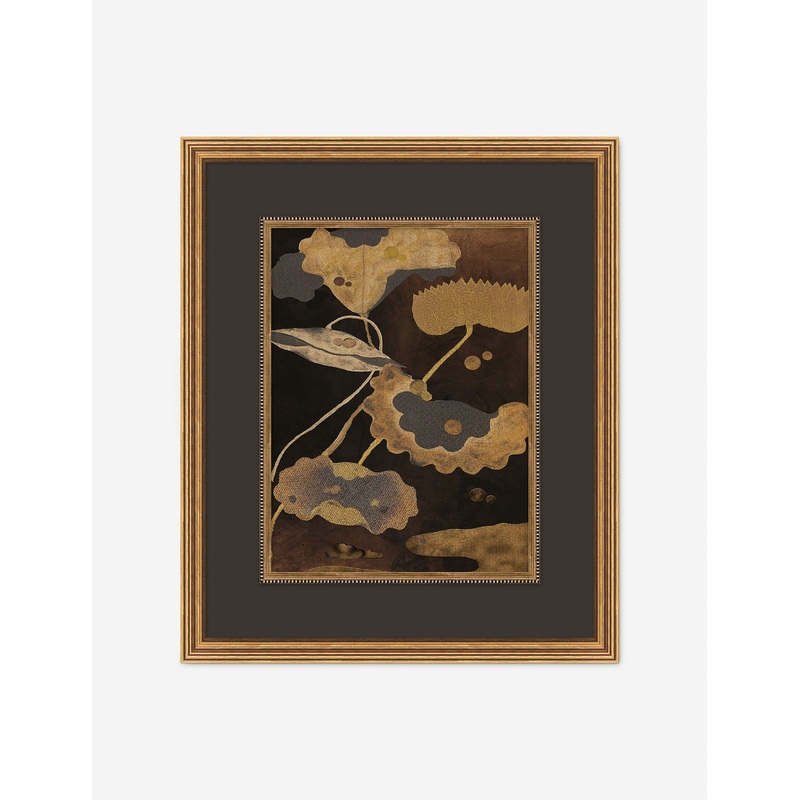 Sutra Box with Lotus Pond 1 Wall Art 30″ x 36″
