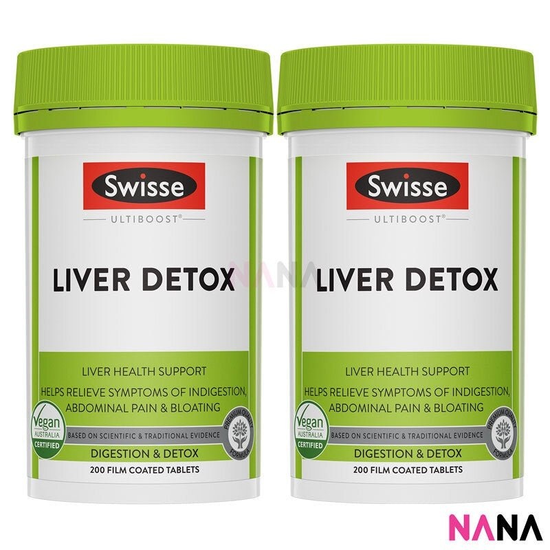 Swisse Ultiboost Liver Detox 200 Tablets x2