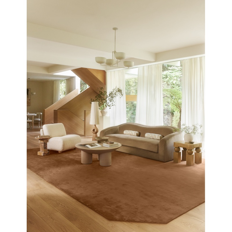 Damara Hand-Loomed Rug Rose 2’6″ x 8′ Runner