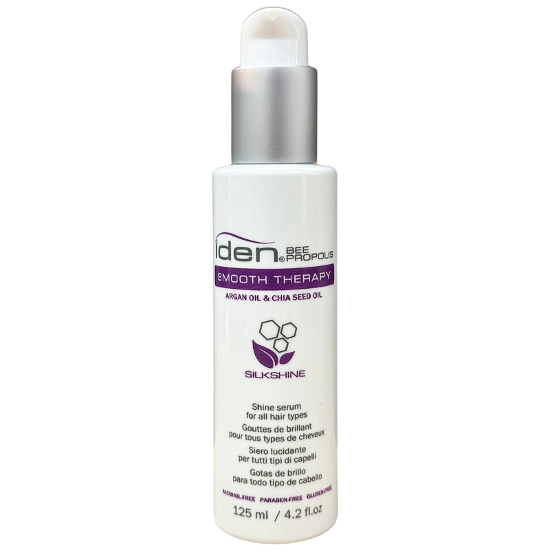Iden Bee Propolis SMOOTH THERAPY Silkshine Shine Serum 4.2 oz / 125 ml | For Frizzy Hair