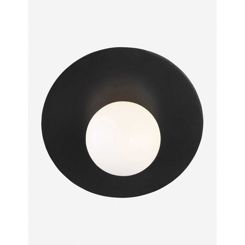 Nodes Large Angled Sconce by Kelly Wearstler Burnished Brass