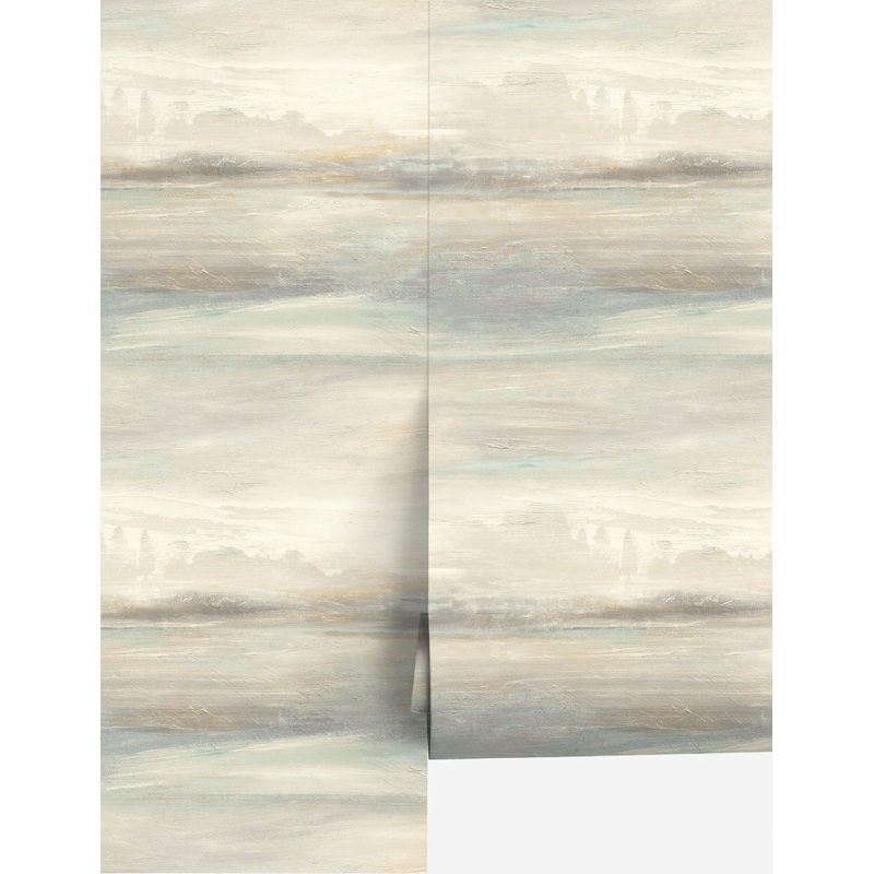 Soothing Mists Scenic Peel + Stick Wallpaper by Candice Olson Natural