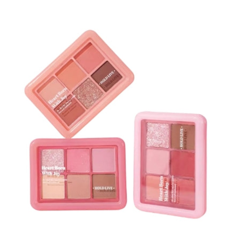 Holdlive Pink Jelly Eyeshadow Palette 9g  H01 Jasmine Tea