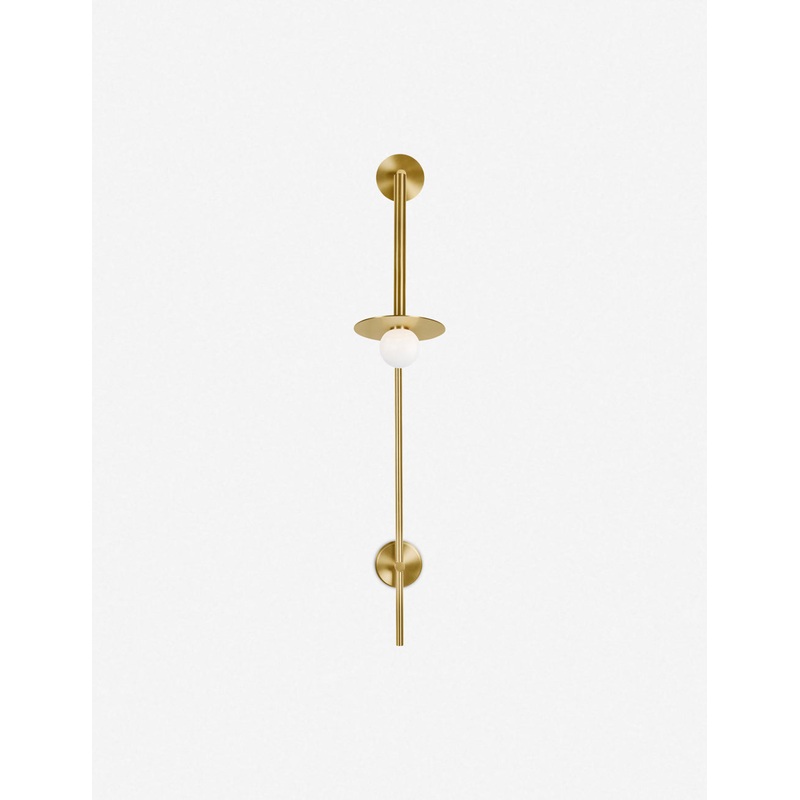 Nodes Large Pivot Sconce by Kelly Wearstler Burnished Brass