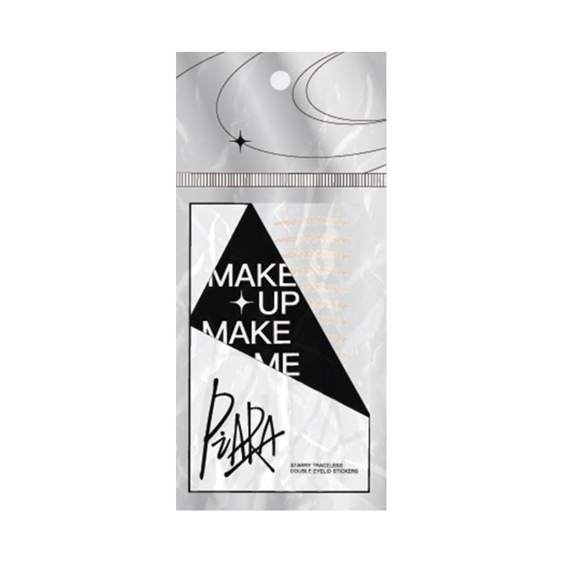 Piara Seamless Lace Natural Makeup Setting Mono-sided Double Eyelid Tape Specifically Designed for Puffy Eyes 100pcs  S-Crescent