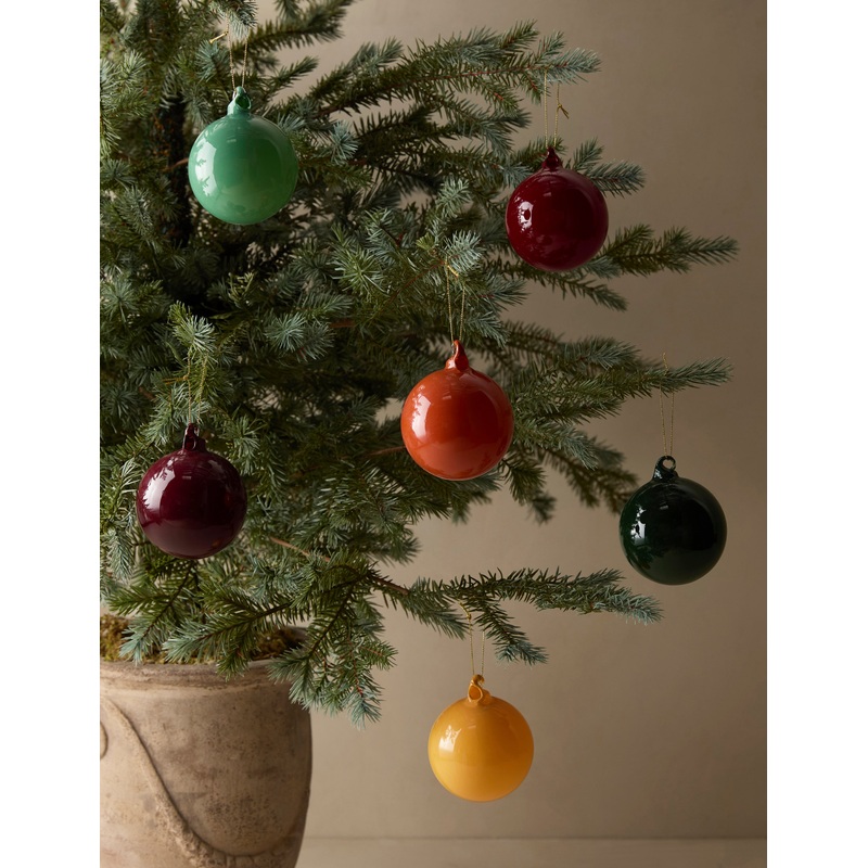 Retro Bulb Ornaments (Set of 6) by Cody Foster and Co