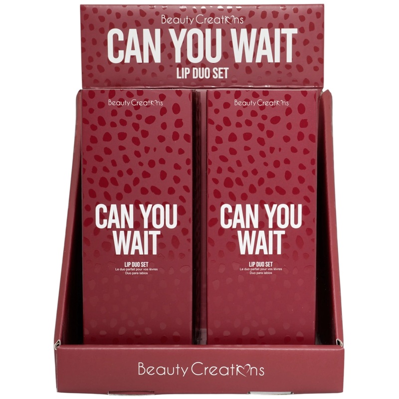 Beauty Creations Can You Wait Lip Duo – Wholesale 6 Sets (LD04)