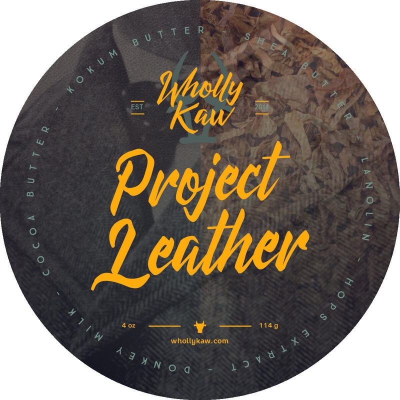 Project Leather Shaving Soap Vegan