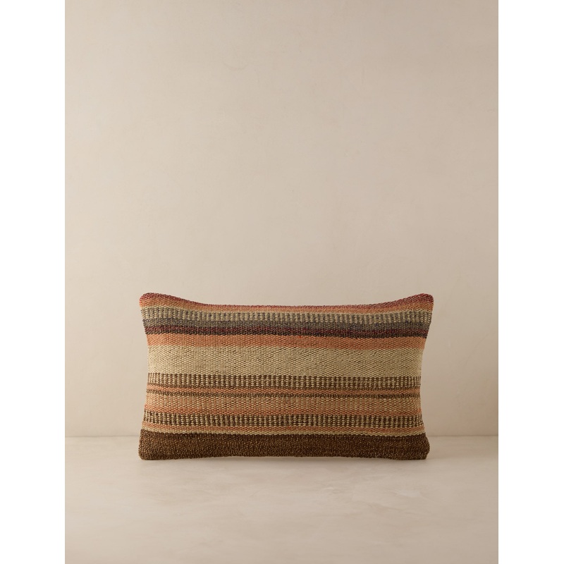 Vintage Lumbar Pillow No. 192, 12″ x 20″
