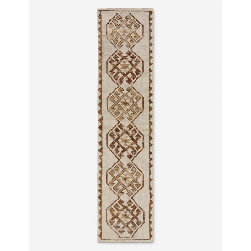Vintage Turkish Hand-Knotted Wool Runner Rug No. 252, 2’6″ x 10’7″