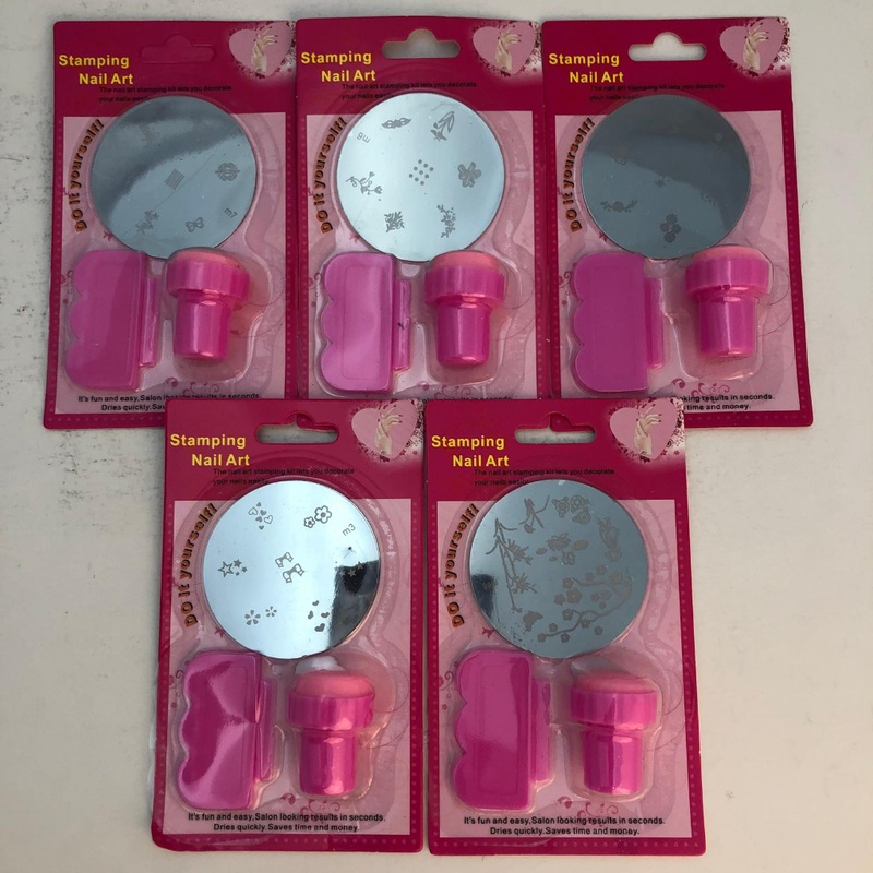 XY-PINK NAIL ART STAMP(CHINA) – ASSORTED STYLES (12 PCS)