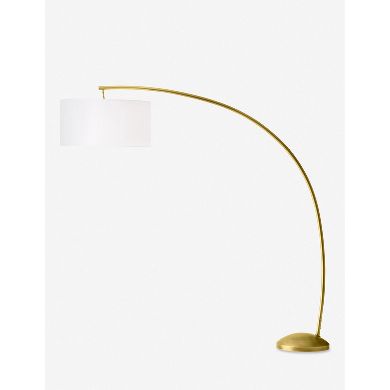 Naples Floor Lamp by Arteriors Antique Brass