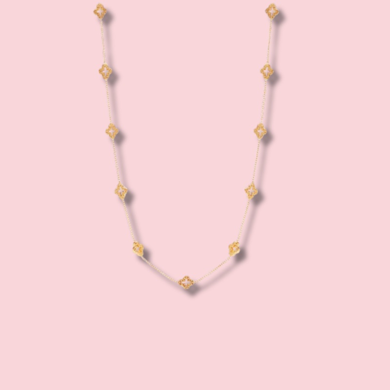Florentine Demi Delicate Station Necklace