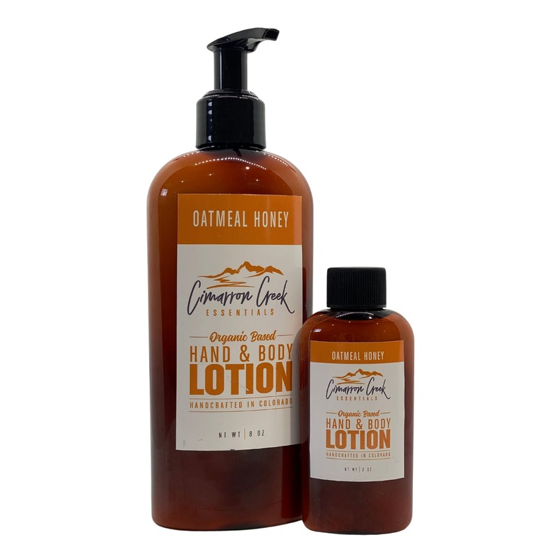 Oatmeal Honey Organic Hand & Body Lotion 8oz – Plastic Bottle