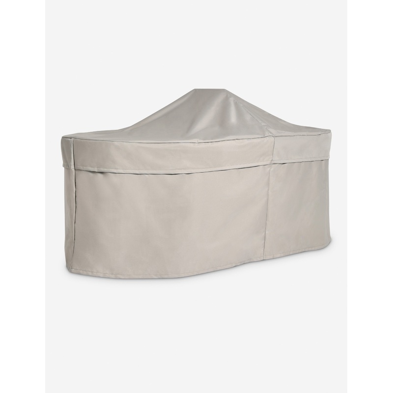 Rodrigo Oval Dining Table Outdoor Furniture Cover Tan