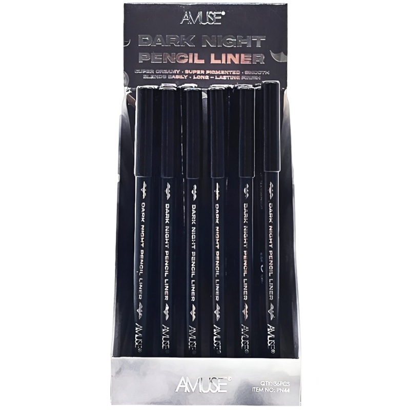 Amuse Dark Night Pencil Liner – Wholesale Display 36 Units (PN44)
