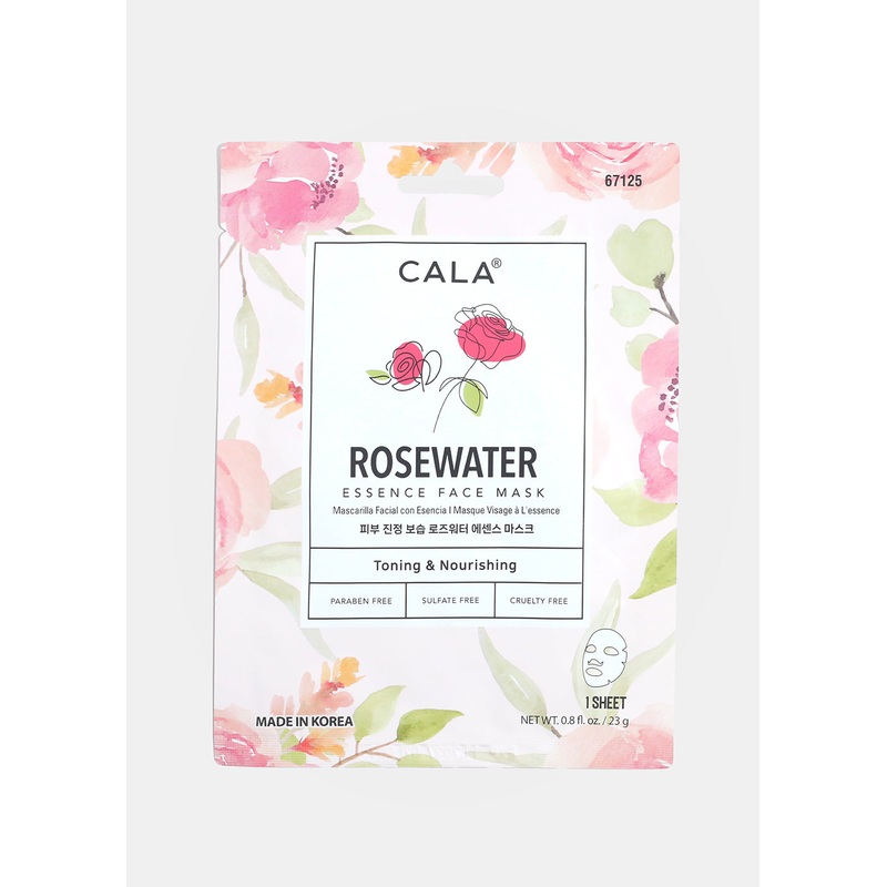CALA Rosewater Essence Face Mask – 1 Sheet