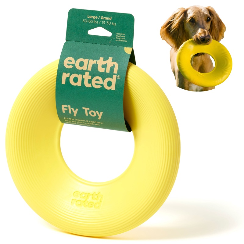 Interactive Flyer Dog Toy, Floats in Water Small