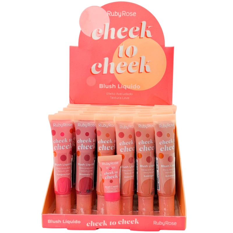 Ruby Rose Cheek To Cheek Liquid Blush – Wholesale Display 36 Units (HB-6116-36)