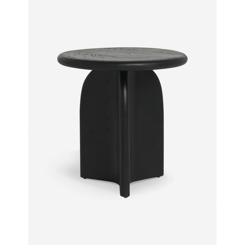 Ada Round Side Table Black