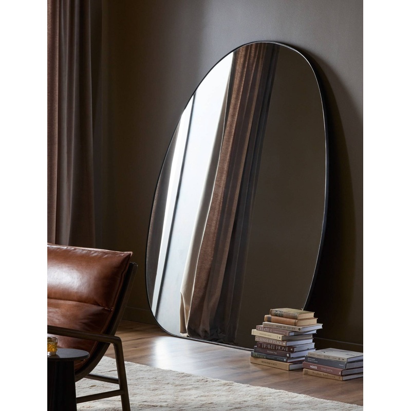 Platero Floor Mirror Gunmetal
