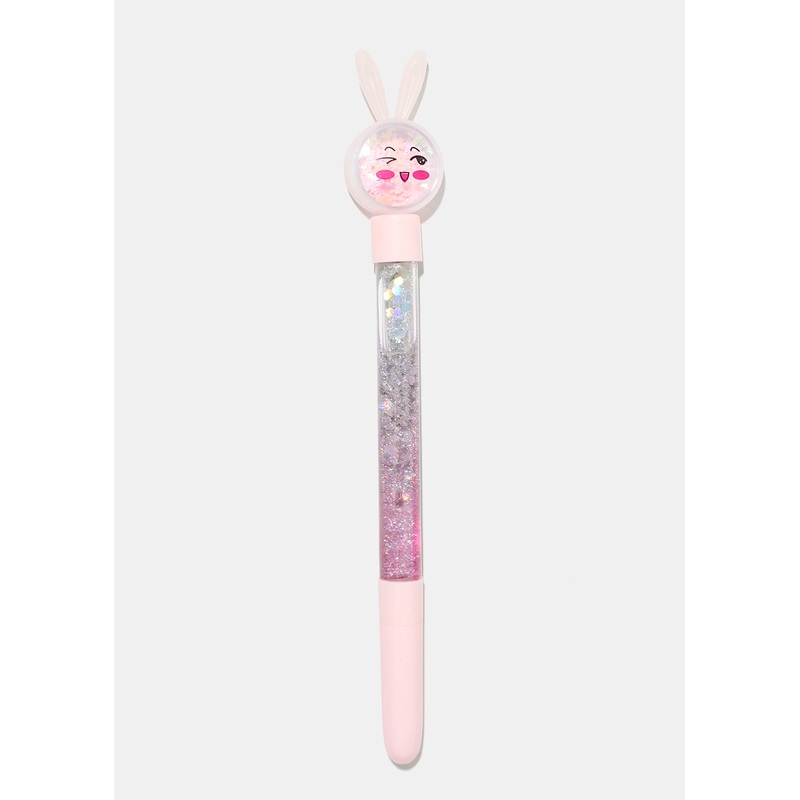 Bunny Confetti Fine Tip Pen Pink