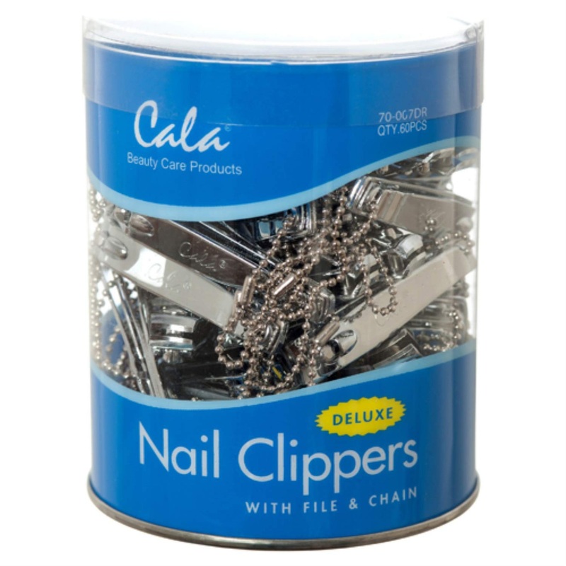 NAIL CLIPPERS WITH FILE&CHINE (60 PCS)