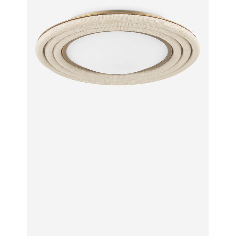 Roald Flush Mount Natural 10″Dia