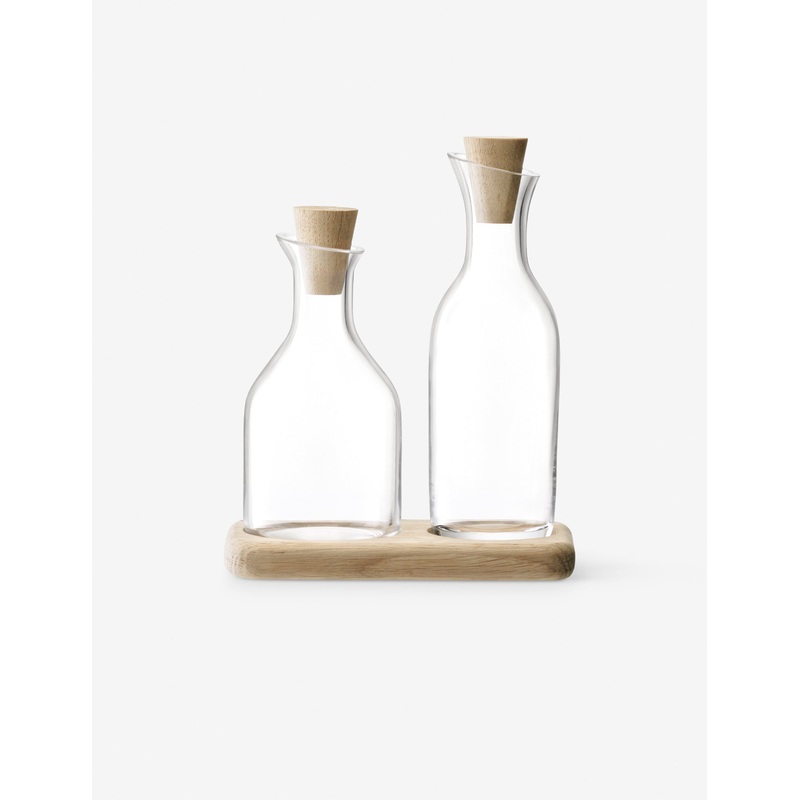 Serve Oil & Vinegar Set by LSA International Clear