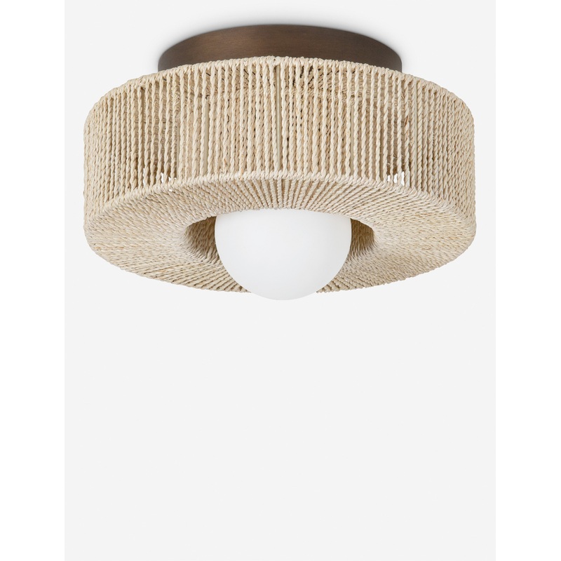 Embeth Flush Mount Light Bronze 14″Dia