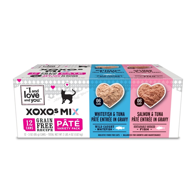 XOXO’s Fish Lovers – Pat Variety Pack, 3oz, 12-Pack