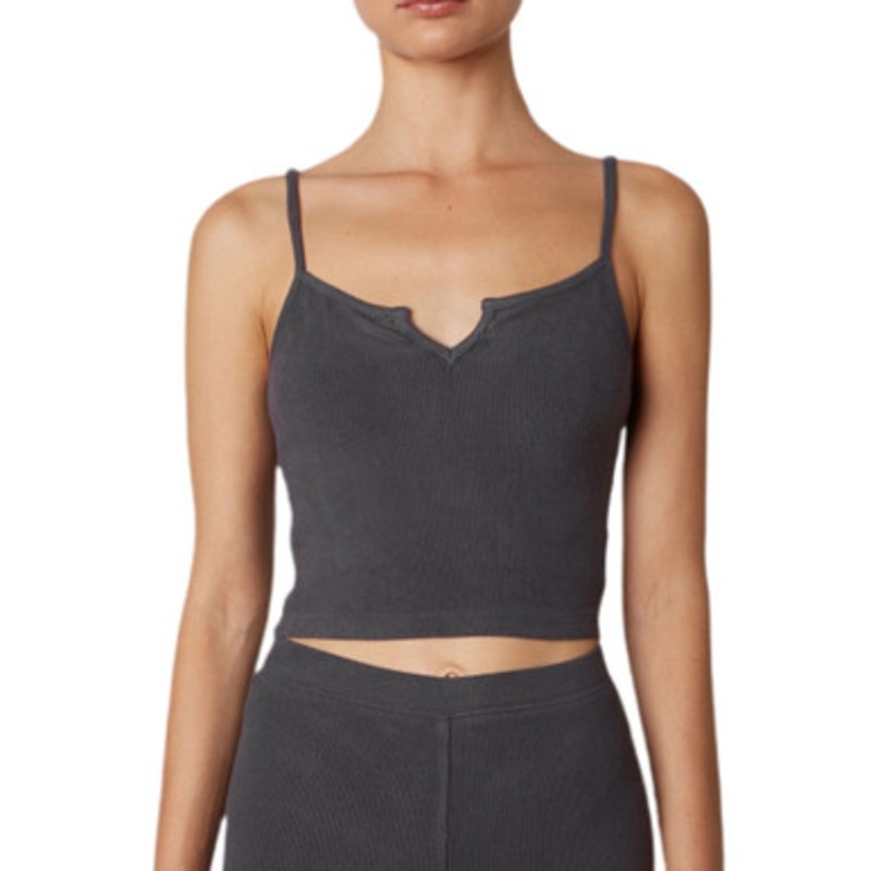 Notched Tank Top – Smoke.
