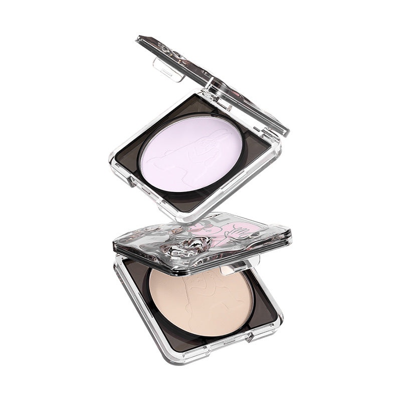 Veecci  My Friend Rabbit Oil-control & Concealer Silk Soft Powder 7g  F01 Thin Mist Pink