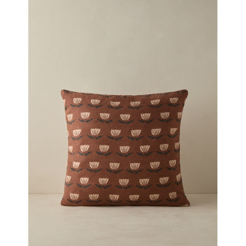 Janna Linen Pillow by Sarah Sherman Samuel Square