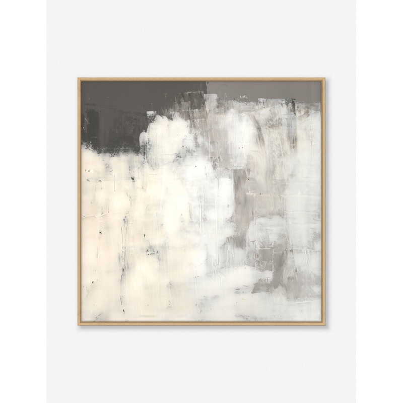 Rina Wall Art Natural 26″ x 26″ Framed